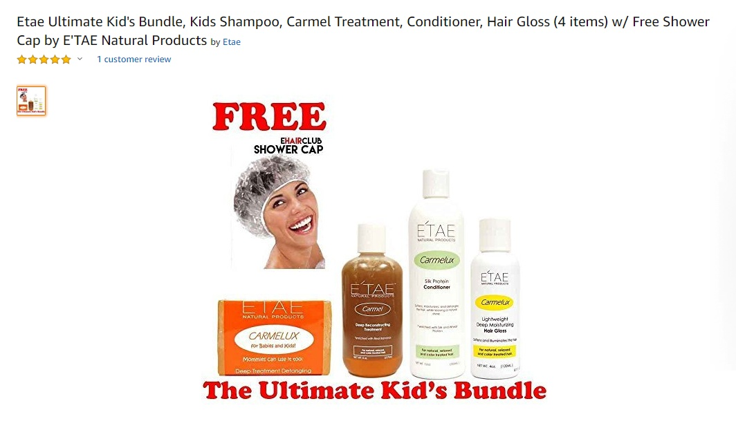 Product bundle sample on Amazon