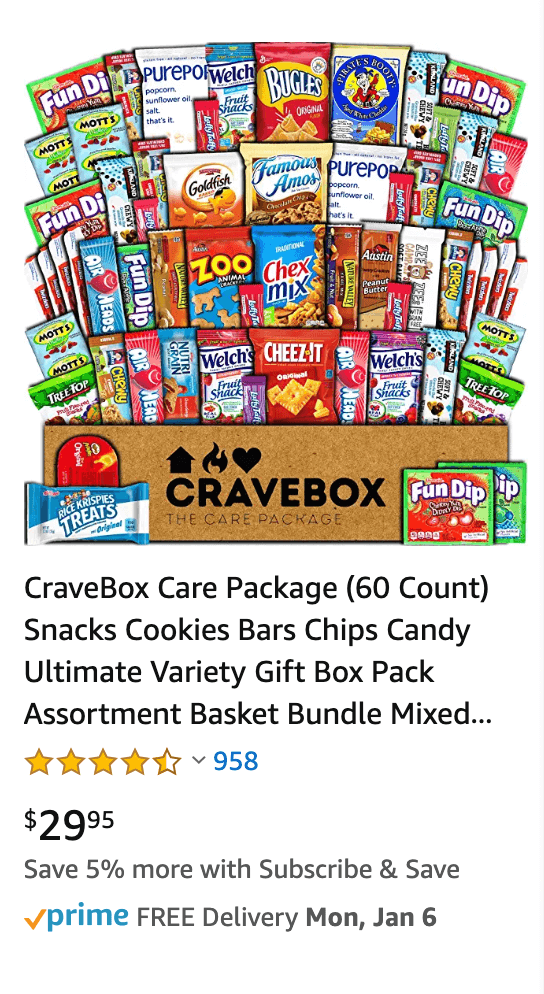 Cravebox set