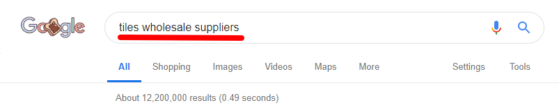 Search on google for suppliers