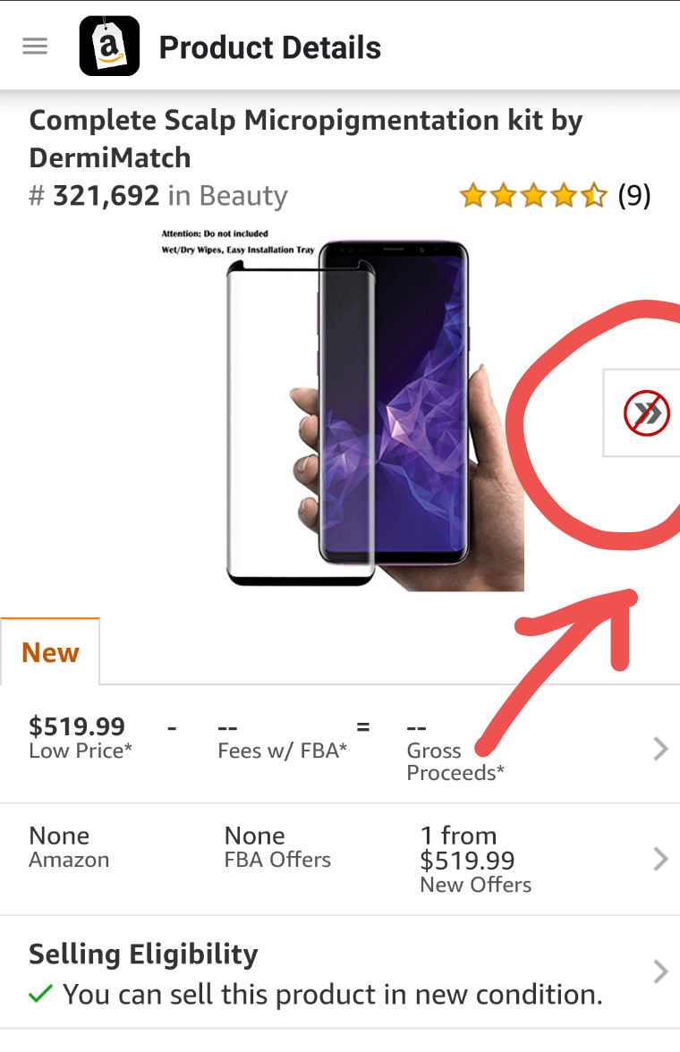 Product can be sold in a new condition only