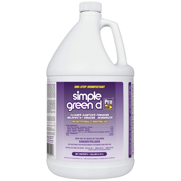Simple green disinfectant