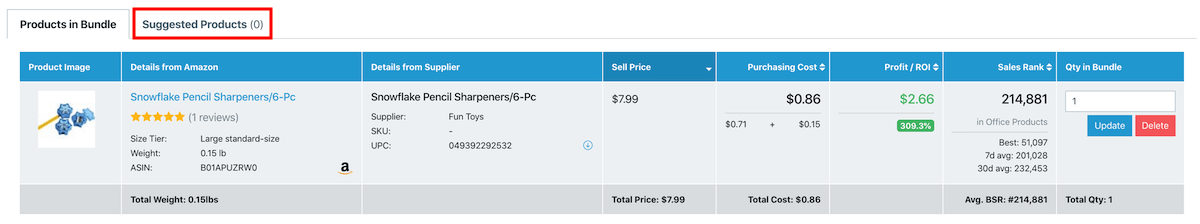 Suggested products