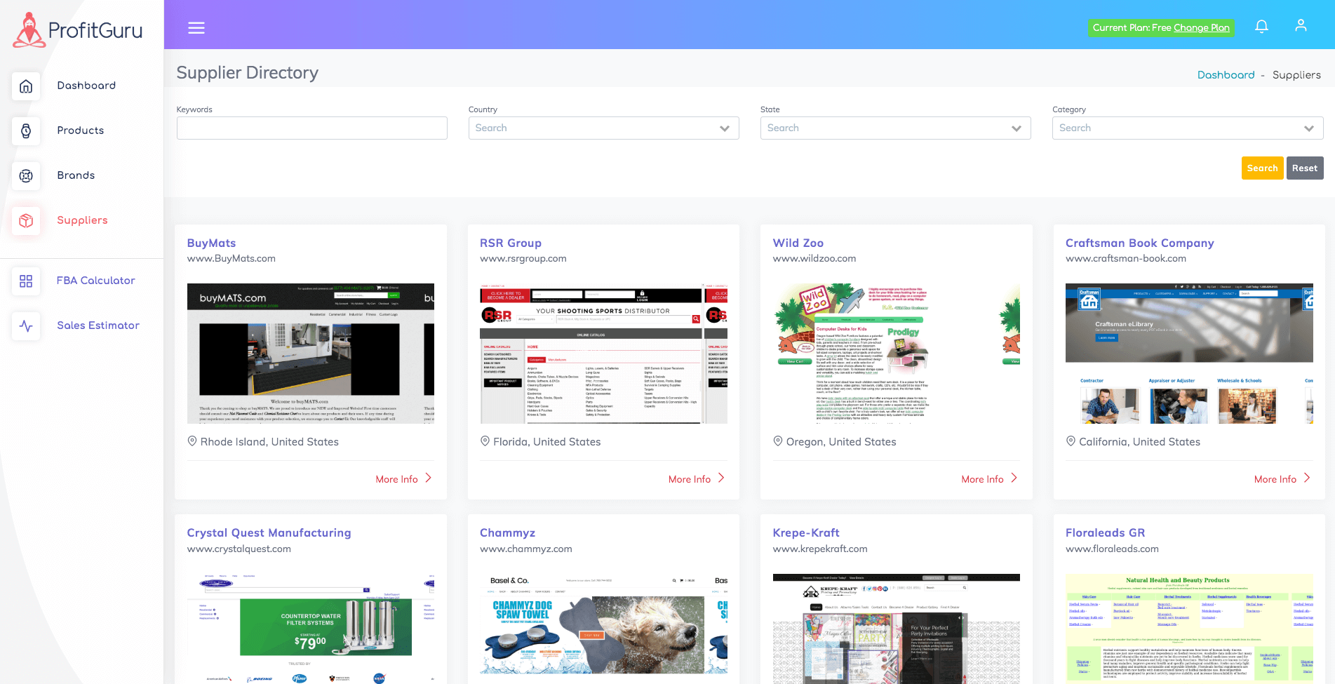 Connect with suppliers